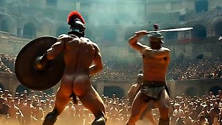 AI Gladiators fuck in the arena by ManyAMan