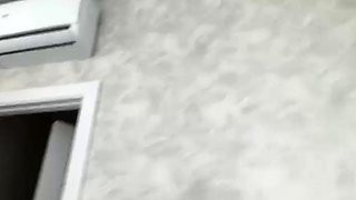 Shemale tranny enjoying solo masturbation