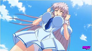 Wet Maid Uniform Gets Soaked As She Squirts And Takes A Bukkake Shower