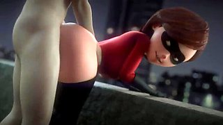 Sensual Elastigirl and Her Steamy Encounters: Anal, Blowjob, and More