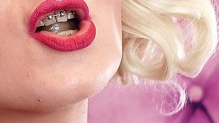 sexy SFW video with sucking candy sounds