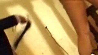 Bound Blonde Beauty in Intense BDSM Rope Play