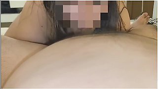 Sucking My Wifes Big Nipples And Big Boobs, Cumshot At The End