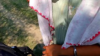 Desi Village Girl Fucks Friend in Fields - Hindi Audio Outdoor Sex with Face Fucking & Happy Ending