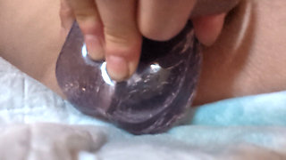 Huge New Dildo Anal Pleasure First Time