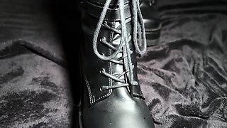 Close up teen foot worship