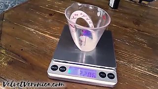 Fast handjob makes him cum! Amateur VelvetVeronica obsession