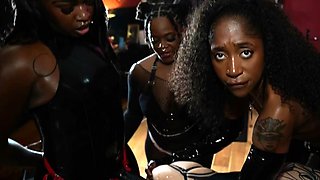 Queen Melanins Clips - London Latex Pegging Trio With