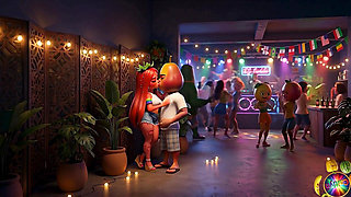 Episode 5 - Cute Strawberry Girl and Sweet Avocado Man Sharing Gentle Moments Ai Hentait