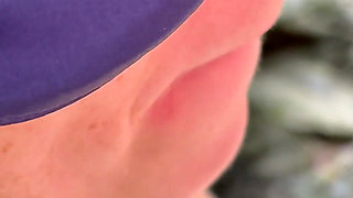 Fucked Wildly by the River - He Fills My Mouth with Cum