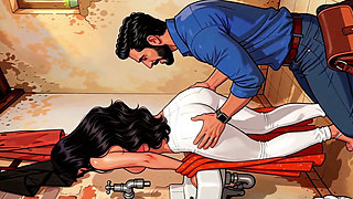Indian Woman Secret Sex with Plumber Bathroom Cartoon Ai