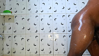 Washing My Pussy While Being Fucked Nonstop in the Shower.