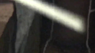 Winter Flash Fun in a Sheer Dress