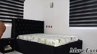 House Cleaning MILF Routine - Watch Me Make My Bed Butt Ass Naked.. Lol