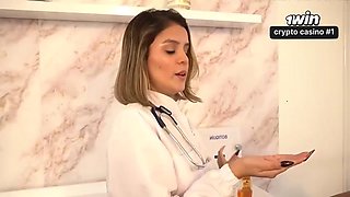 Svelte doc Melanie Caceres plows patient Boris Jackson with bbc for pure lust!