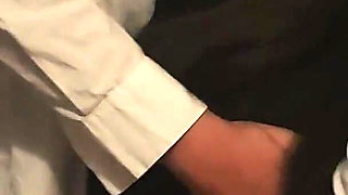 Shhh Don't Make Noise!! That They Can See Us!! Whore Secretary Waits for Everyone to Leave the Office