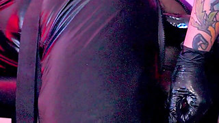 Gimp Sub Gets Pegged and Milked