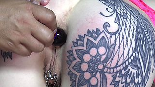 Rosa Is Otk Spanked, Plugged & Fingered by Older Man