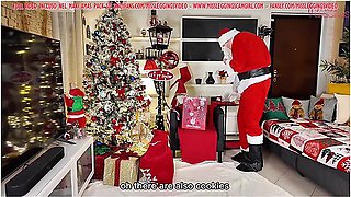 Horny Stepmom Mixes Viagra In Santa Clauss Milk
