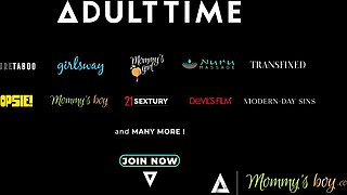 Lucky guy's pounding his stepmom's tight pussy in the tent!