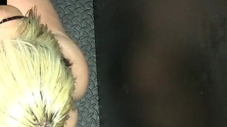 Sexy hotwife Alena Croft returns to the gloryhole for 12 loads of cum POV
