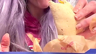 67 Giantess Eating & Burping