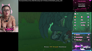 Hentai Game Makes Me So Wet I Can't Stop Fingering Myself LIVE!