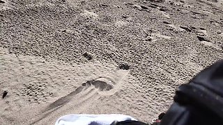 Funny Video. Throws Dildo To The Nudist Stranger