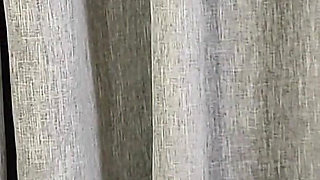 Mistress Fucks Her Slave Husband in the Ass with Her Feet and Rubs Her Juicy Pussy in Excitement