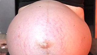 Pregnant, Huge Belly and Leggings Fetish