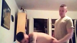 Muscular Army Hunks Bareback Fuck