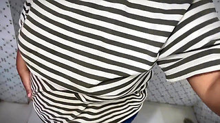 Arab Public Toilet Big Ass & Huge Boobs Hot Girl After College!