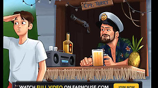 Summertime saga: guy caught two lesbians having sex ep 146