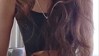 Angelina Gets so Horny Trying Her New Swimsuite and Just Has to Masturbate