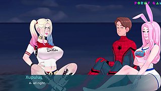Beach Cartoon Cumshot Pt. 3