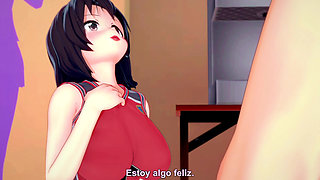 Fucking in the college dining hall - Hentai