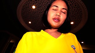 Pregnant amateur asian porn giving POV blowjob