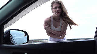 A Girl on Roller Skates Gets Fucked in the Ass