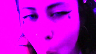 Beautiful Schoolgirl Dherlydoll Gives Me a Delicious Deepthroat Blowjob and Sloppy Cumshot in Her Mouth!