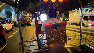 Big tits Thai teen really gets into it