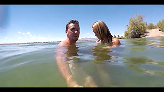 Wife Beach Vacation Sex and Suck Cock Twice