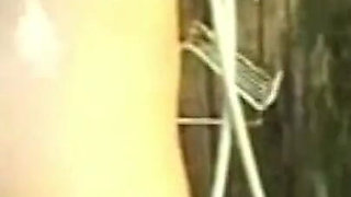 Cute Teen Allie Shower Pussy Masturbation Outdoors