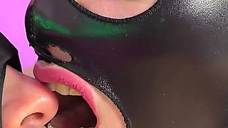 Dirty Sock Jerk off Instructions with Sniffing Mistress Irena Mur's Breath