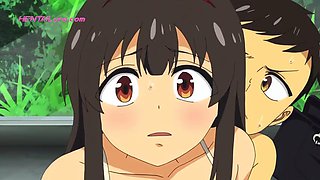 Public Phone Booth Turns into Creampie Heaven for Horny Summer Virgin Teens