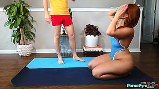 Siri Dahl Gets Her Slit Eaten By Her Yoga Instructor L