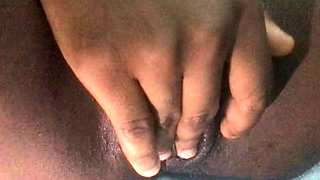 Hot Ebony Beauty Enjoys a Private Intimate Solo Moment