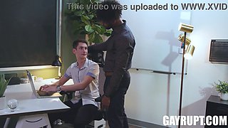 Office Chemistry Trevor Sucks Tony s Big Cock Hard