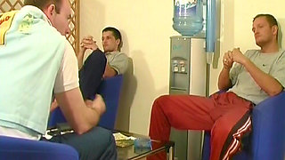 Cute French Babe Banged in Locker Room