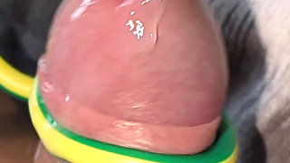 Cumshot with massager 45