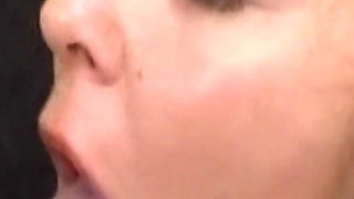 Throat Bulging Deepthroat Drool Fest with Cum Cleanup
